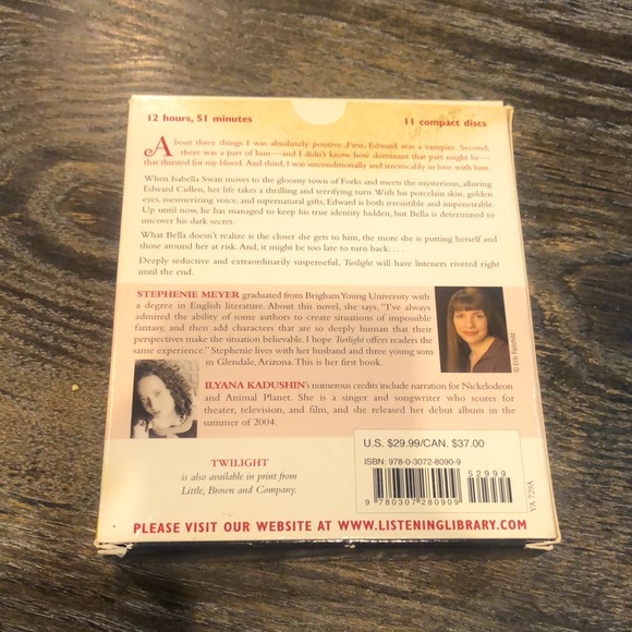 TWILIGHT Random House Audio & Listening Library CD 💿 - Picture 2 of 4